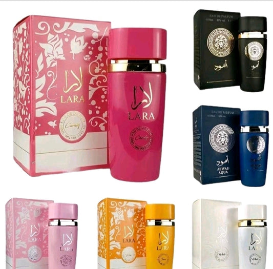 6x lara perfume collection gift set